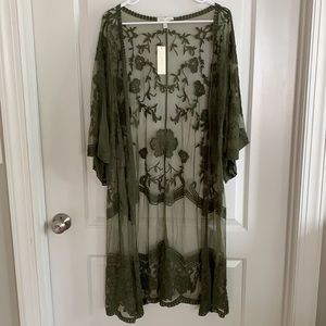 Anthropologie Adiva Lace Kimono